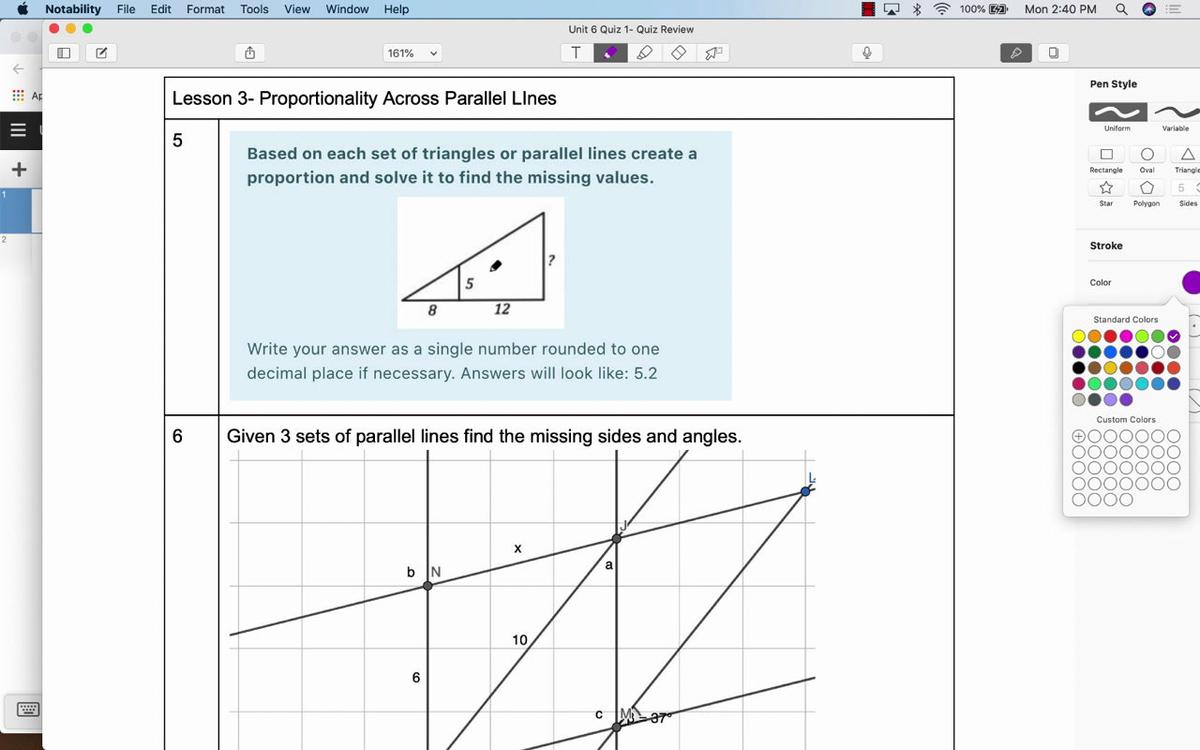 Proportionality over Parallel Lines.mp4