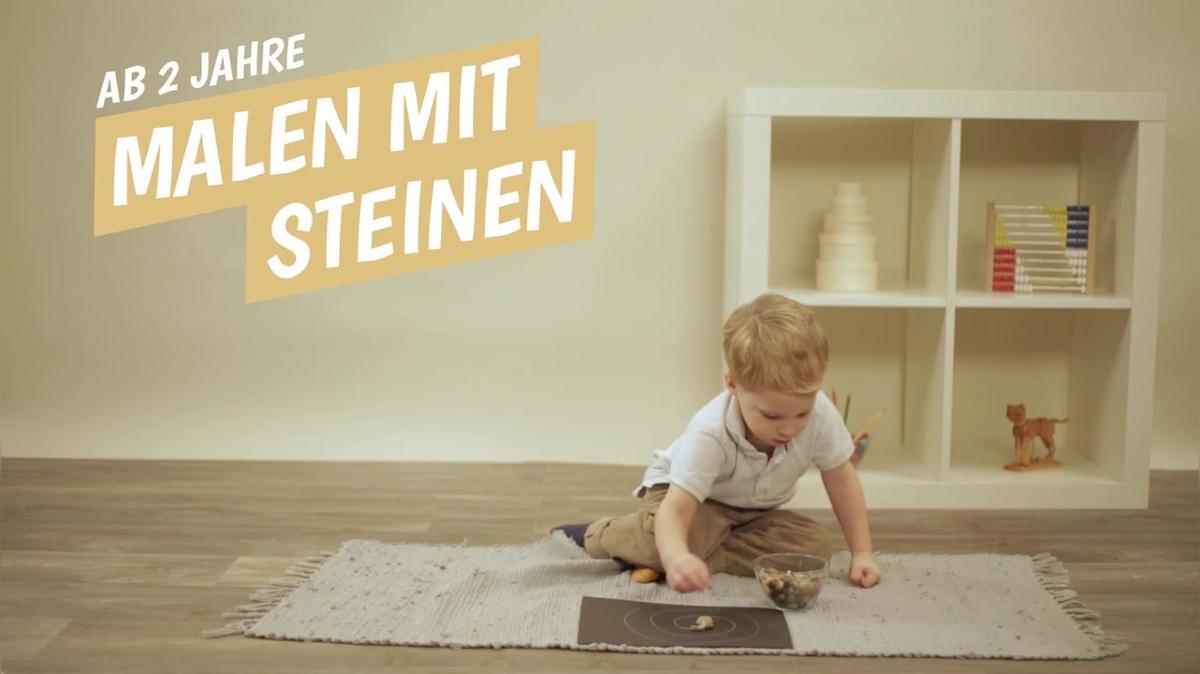 Malen mit Steinen
