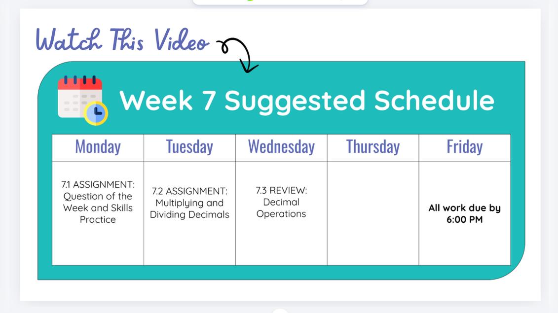 Q1 W7 SMR - Weekly Video