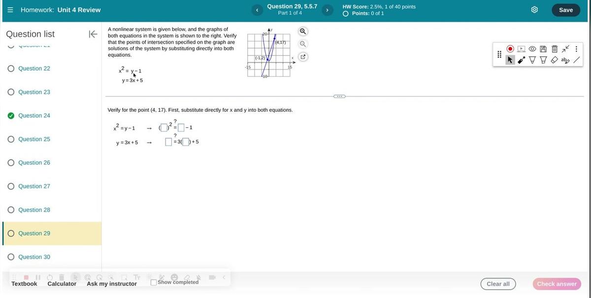 Math 1050 Unit 4 Review #29