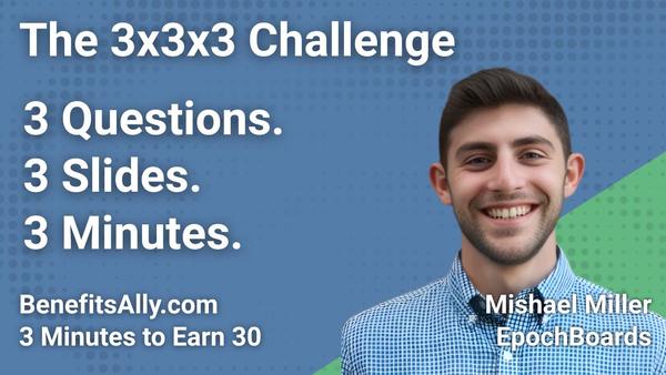 EpochBoards - 3x3x3 Challenge with Mishael Miller