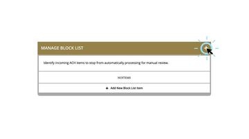 Filters - Block List