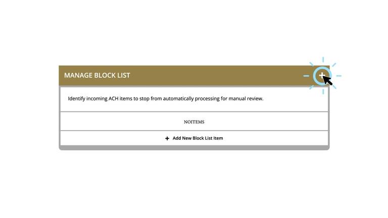 Filters - Block List