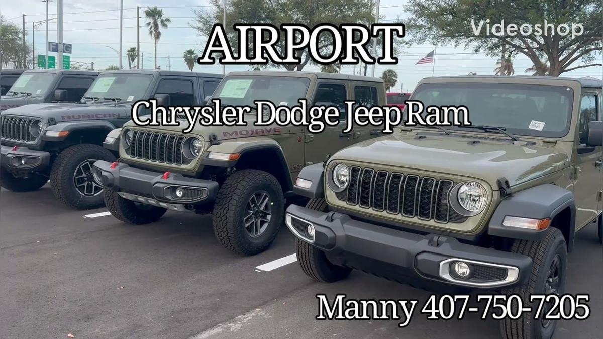 John’s Gladiator by Manny/AirportCDJR 407-750-7205