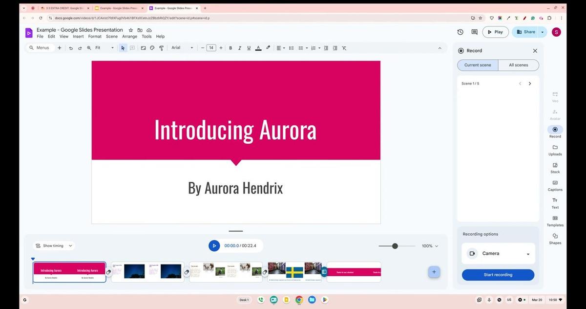 Overview - Google Slides Convert to Video