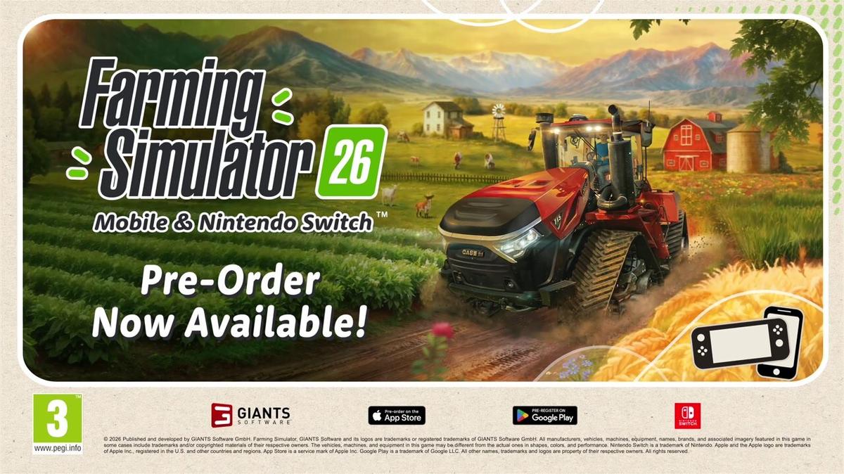 Farming Simulator 26: Nintendo Switch Edition