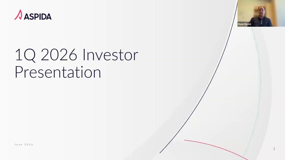 Aspida | Q1'26 Investor Update