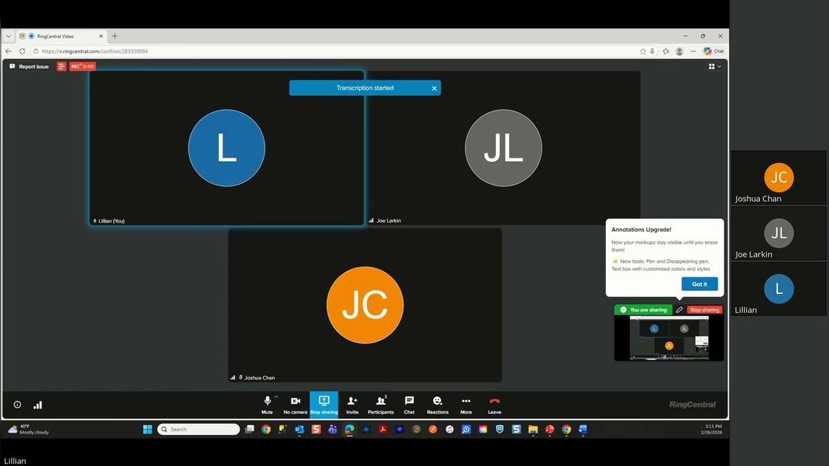 Feb 26, 2026 SSO Training