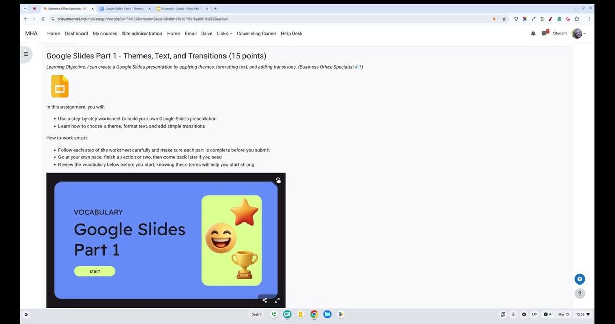 Overview: Google Slides Part 1 - Themes, Text, and Transitions