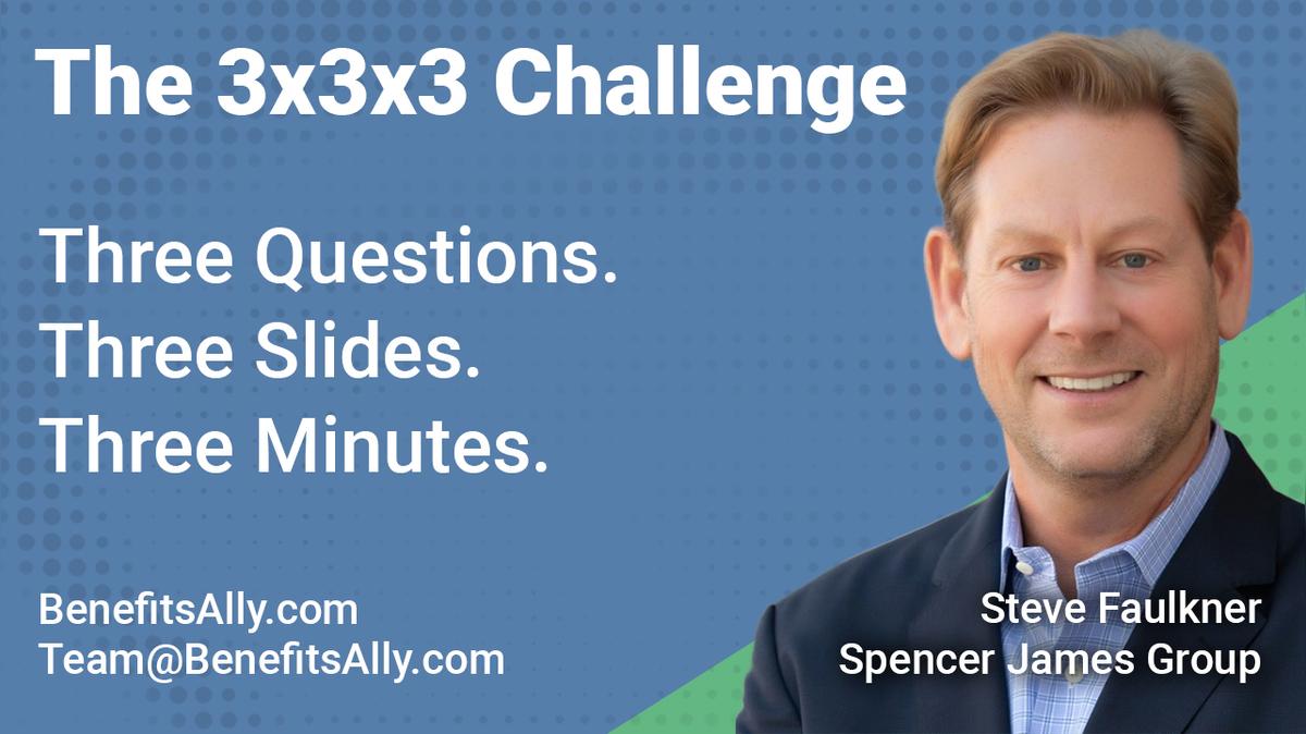 Spencer James Group - 3x3x3 Challenge With Steve Faulkner