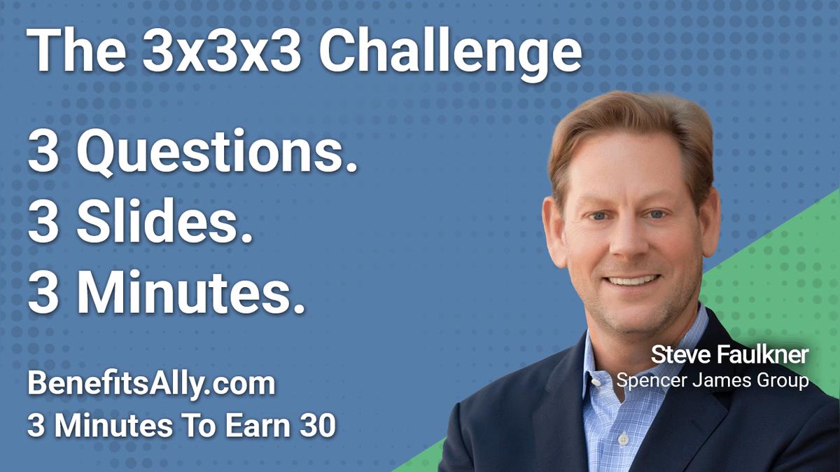 Spencer James Group - 3x3x3 Challenge With Steve Faulkner