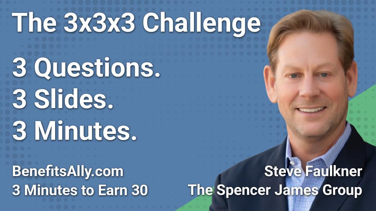 Spencer James Group - 3x3x3 Challenge With Steve Faulkner