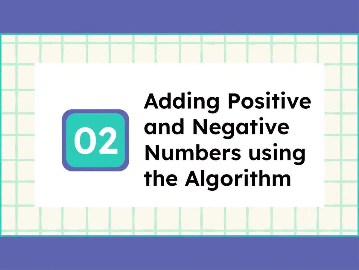 2.3 Adding Positive and Negative Numbers - SMR-2