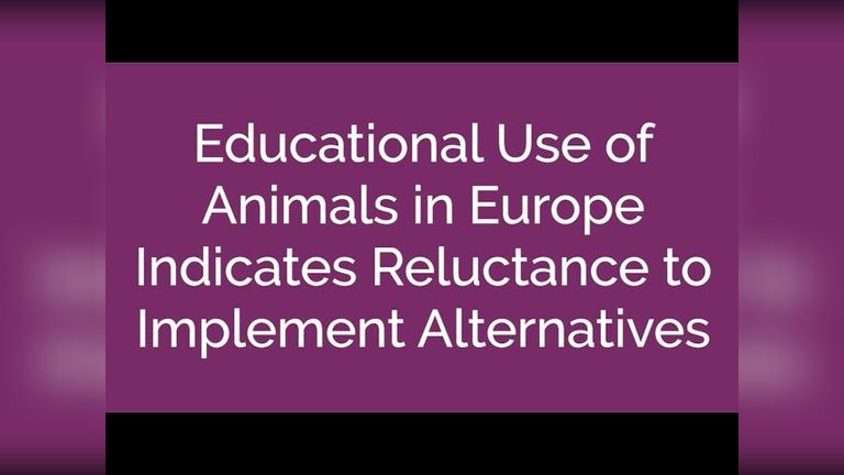 Educational Animal Use Within Europe