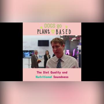 Vegan dog food discussions, London Vet Show, 2022