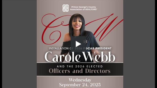 PGCAR 2026 President Carole Webb and Board of Directors Installation Highlights Video