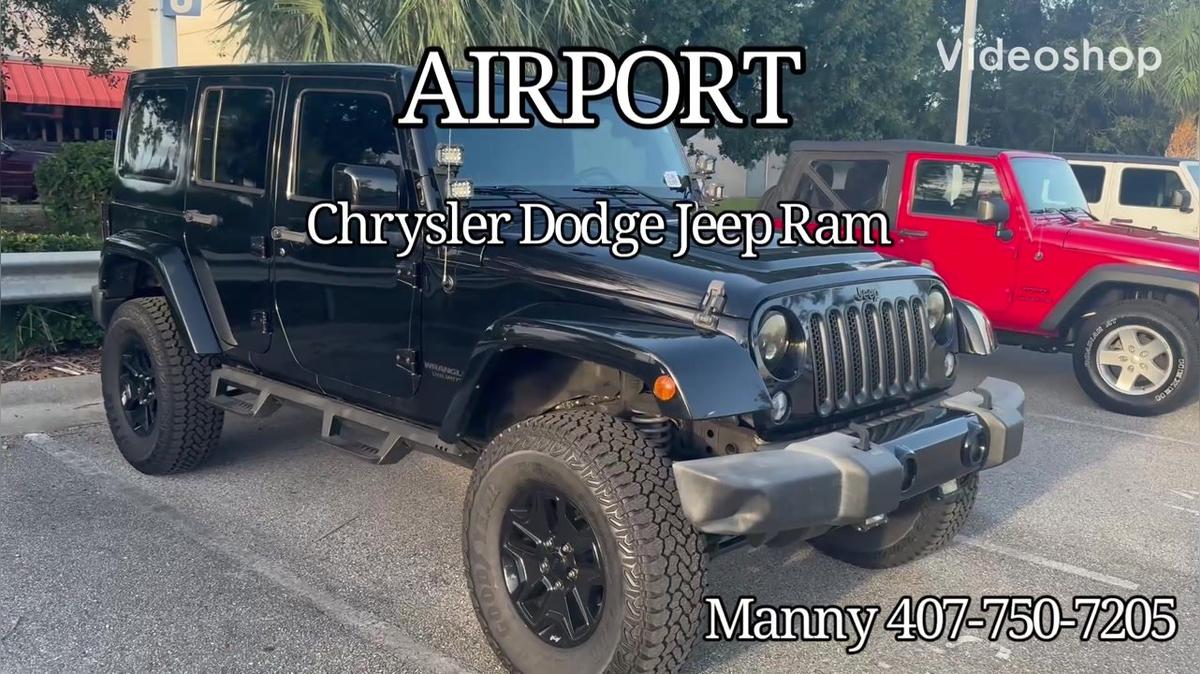 Isaac's Wrangler by Manny/AirportCDJR 407-750-7205