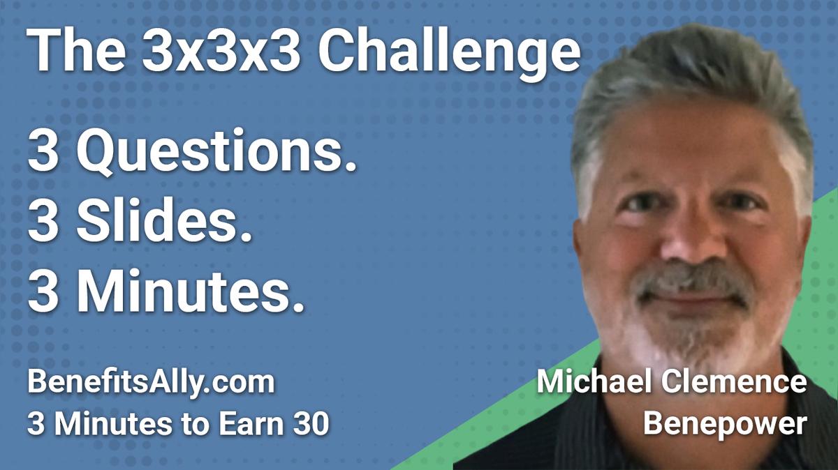 Benepower - 3x3x3 Challenge with Michael Clemence