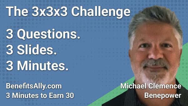 Benepower - 3x3x3 Challenge with Michael Clemence