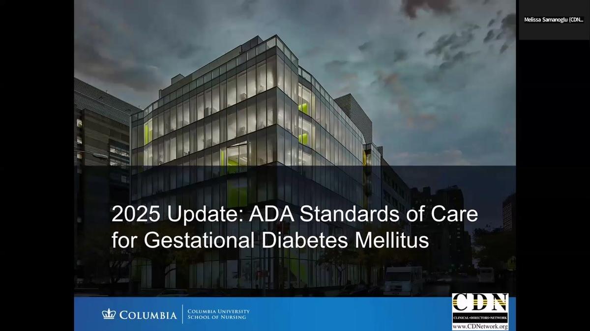 2025 Update: ADA Standards of Care for Gestational Diabetes Mellitus