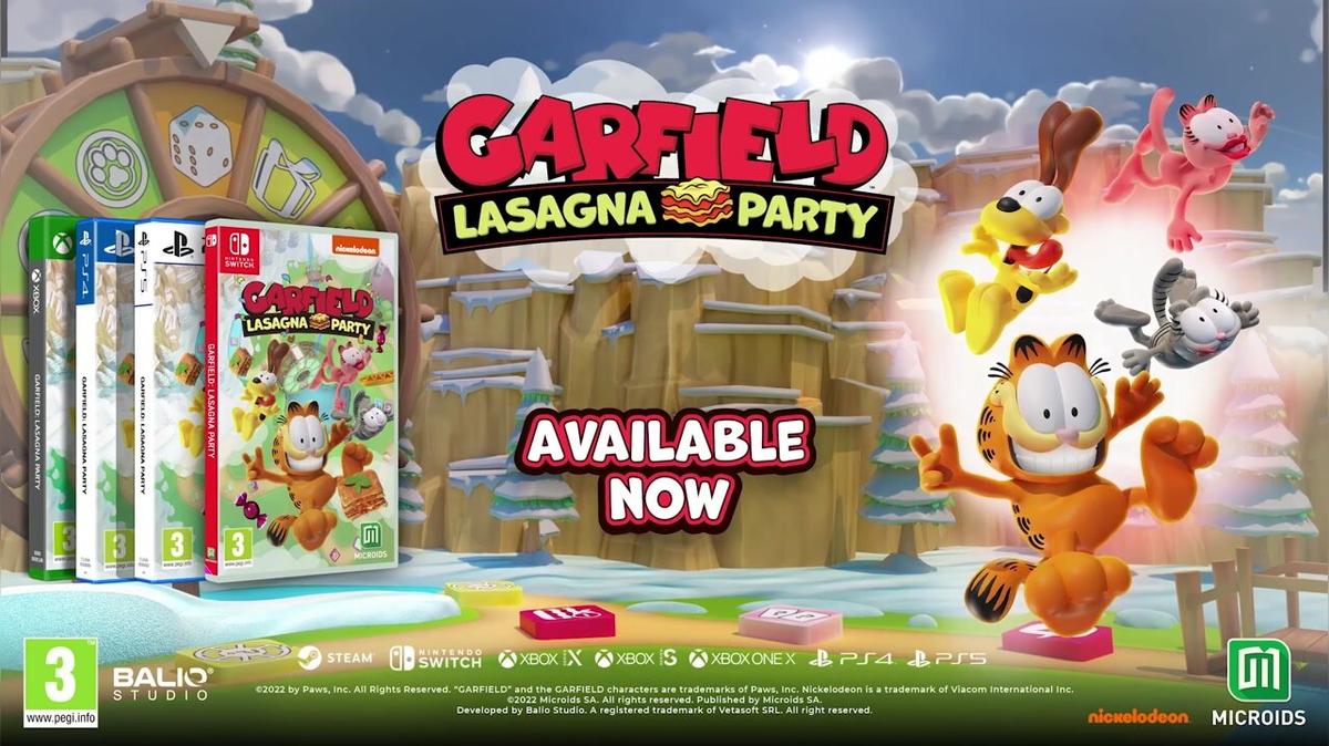 Garfield Lasagna Party - Nintendo Switch - Code In A Box