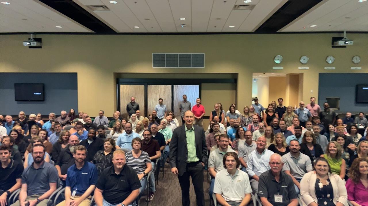 Please begin by saying, &quot;Welcome to Baxter, Andrew, from [include your site name] team.&quot;