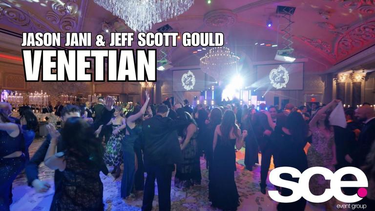 123125 - New Years Eve 2025 Angelina &amp; Michael Kourgelis with JASON JANI in the Palazzo Ballroom at the Venetian