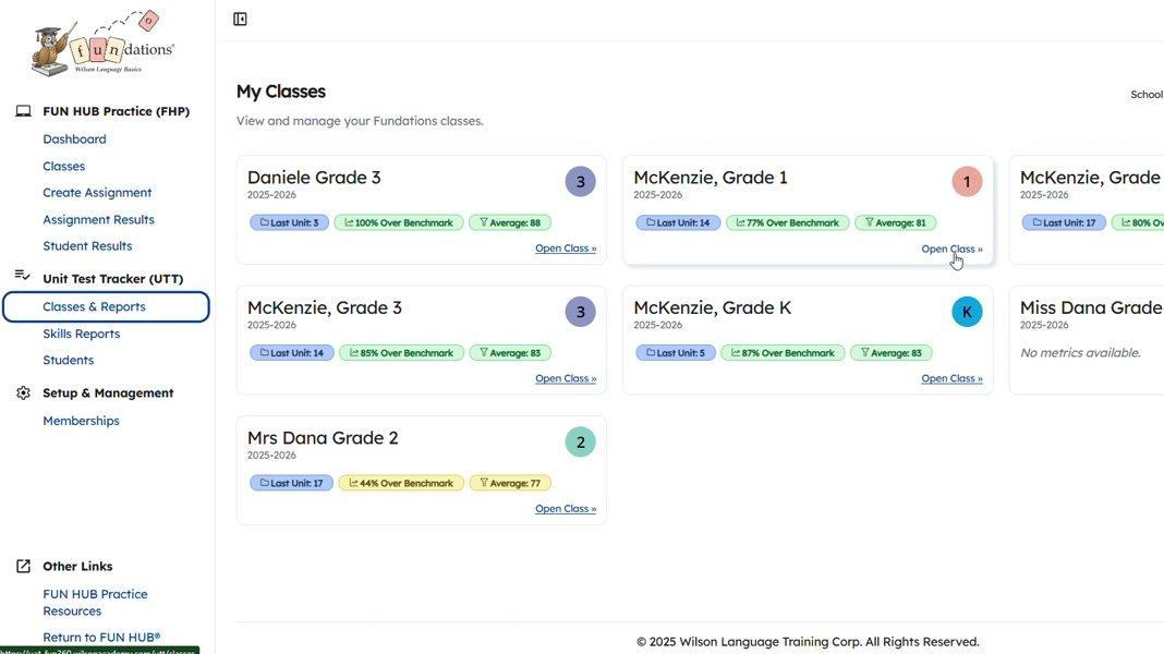 Export button in UTT
