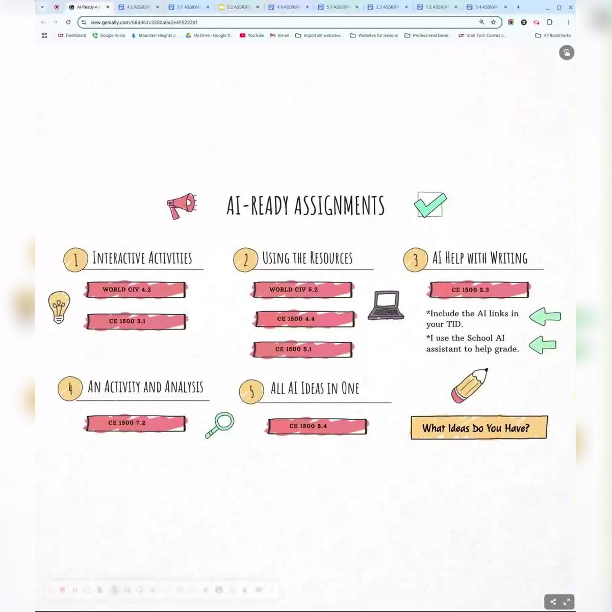 Playbook example: AI-resistant format (Social Studies)