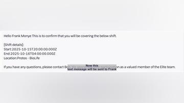 9. Confirmation to the replacement worker