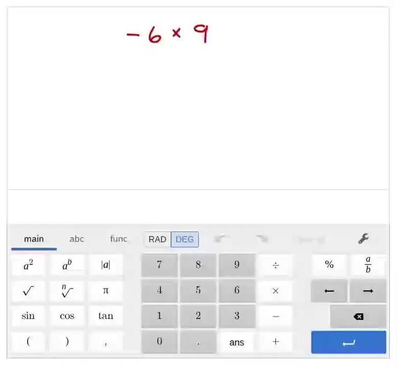 Using the Desmos Scientific Calculator to Multiply Negative Numbers - SMR