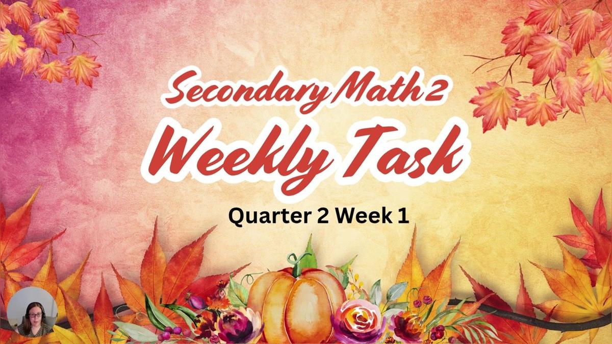 Mejia SM2 Q2 W1 Weekly Task