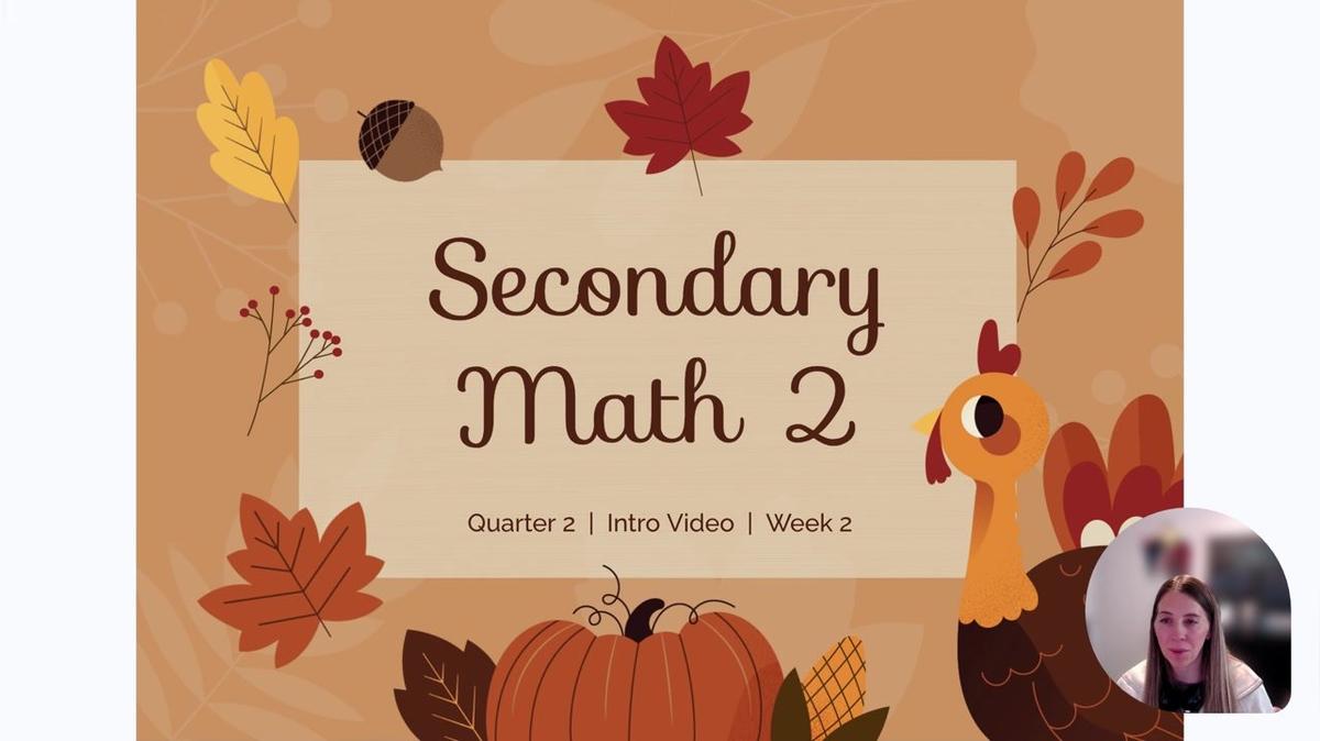Scholes SM2 (sec 1) Q2 W2 Intro