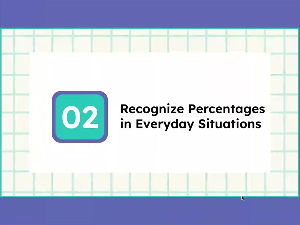 2.9 Introduction to Percentages - SMR-2