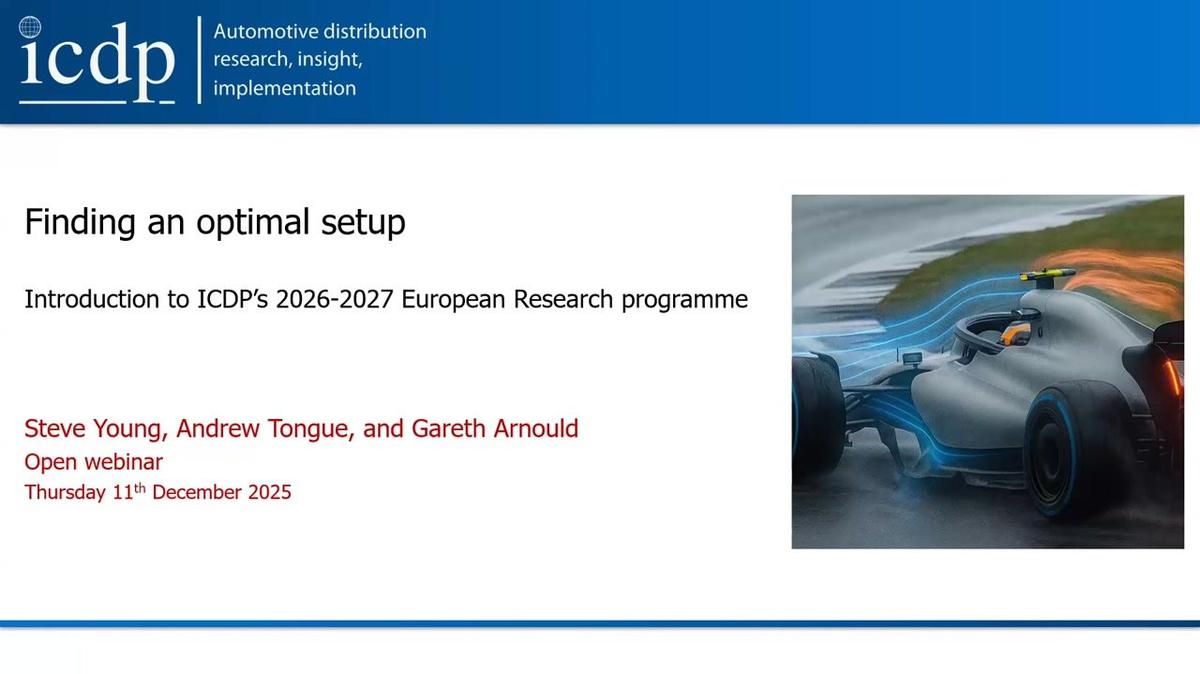 Introduction to ICDP's Research Plans 2026 - 2027