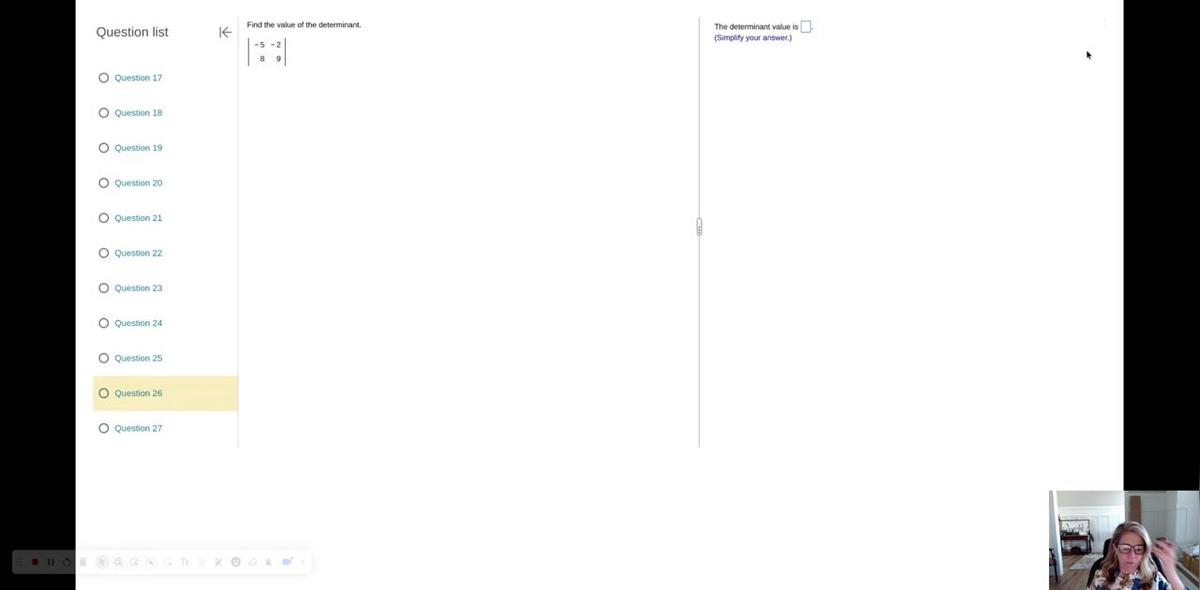 Final Exam Review Math 1050 #26, 28