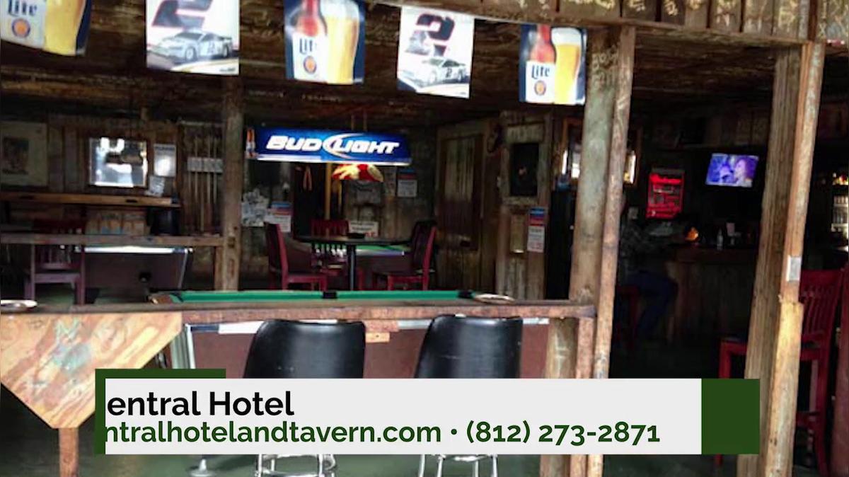 Bar in Madison IN, Central Hotel