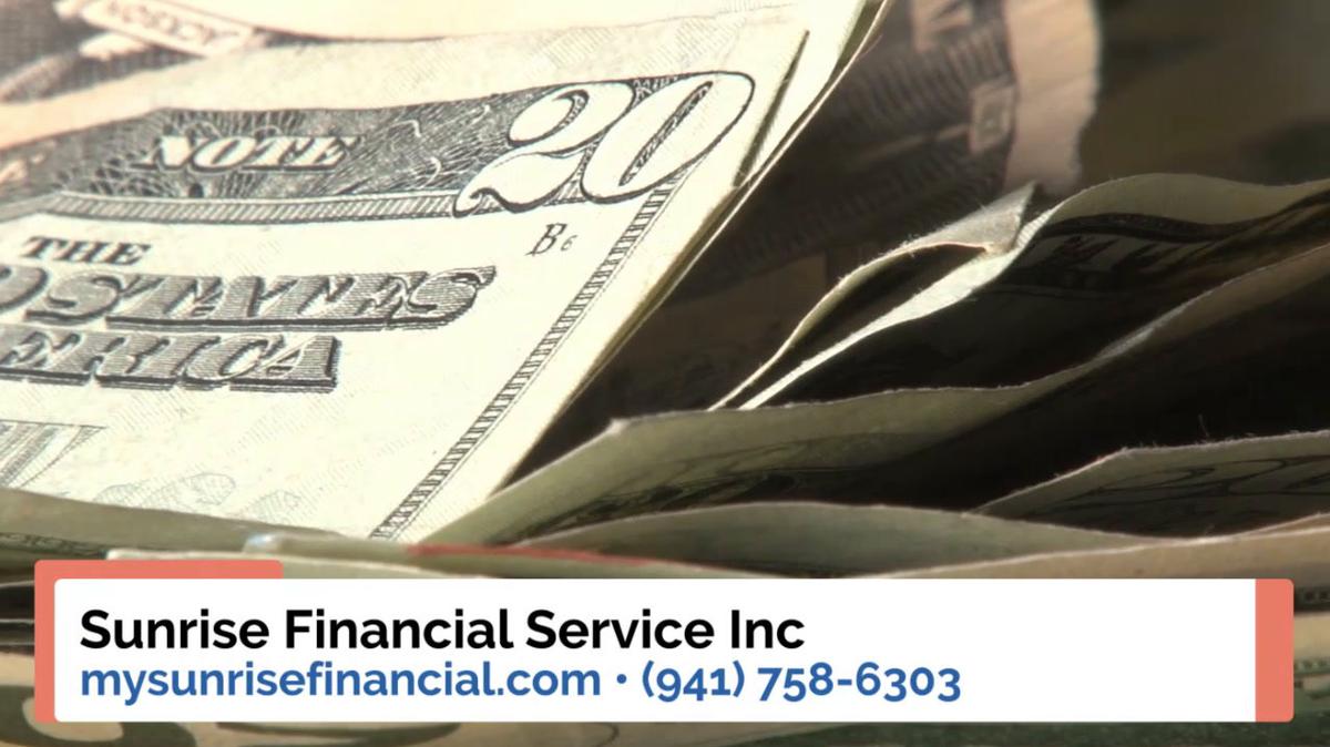 Financial Services in Sarasota FL, Sunrise Financial Service Inc
