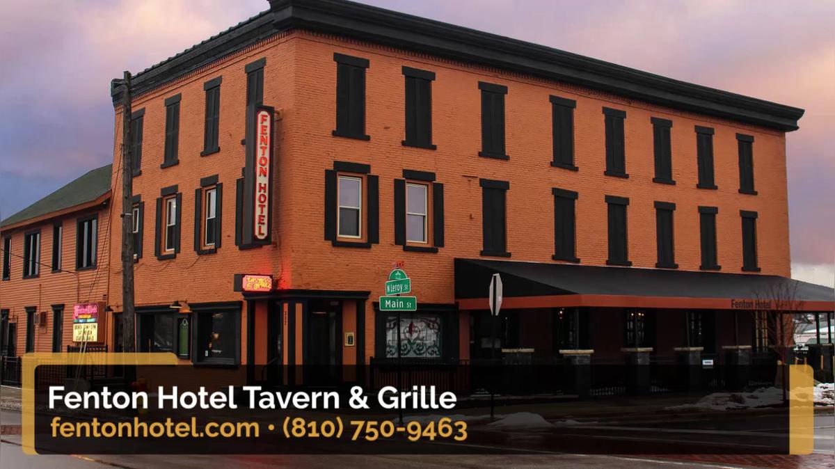Steak Restaurant in Fenton MI, Fenton Hotel Tavern & Grille
