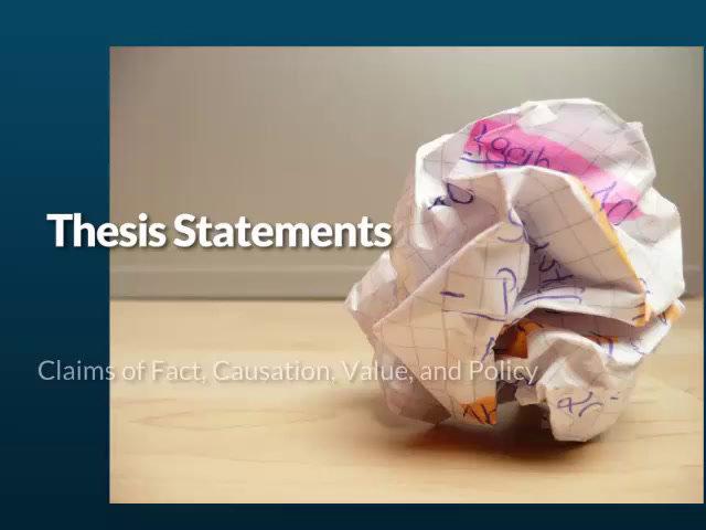 Thesis Statements for Research Papers.mp4