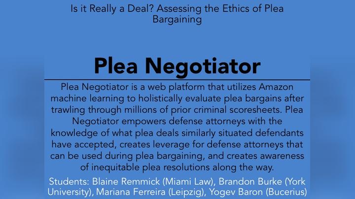 2017 LWOW X POW: Plea Negotiator