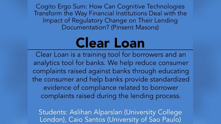 2017 LWOW O POW: Clear Loan