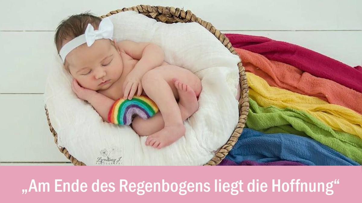 Die Bedeutung von Regenbogenbabys ist traurig aber wunderschön