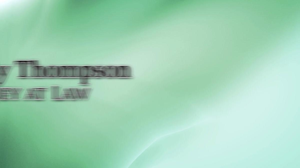 Criminal Justice Attorney in Sapulpa OK, Wesley Ray Thompson Attorney at Law