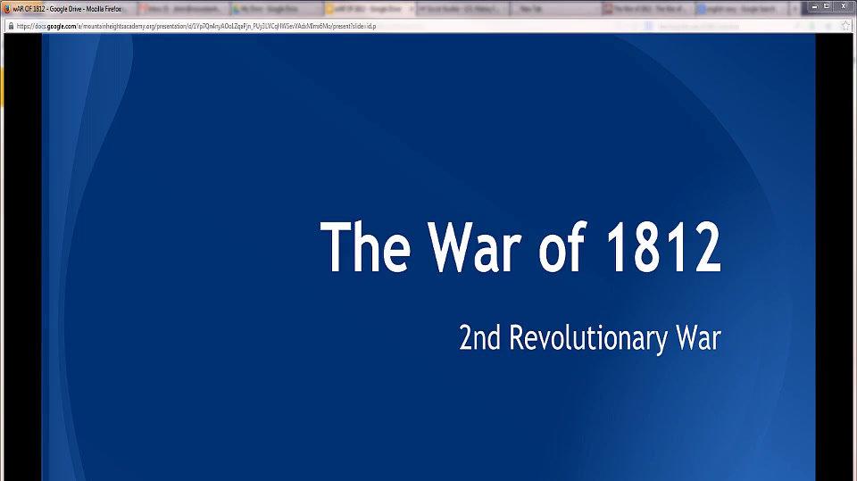 war of 1812 take 2