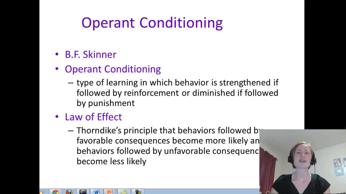 Operant Conditioning