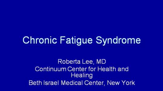 Integrative Approaches to the Treatment of Chronic Fatigue Syndrome