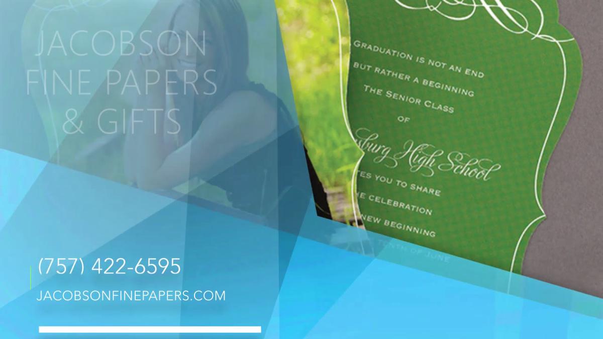 Invitations in Virginia Beach VA, Jacobson Fine Papers & Gifts