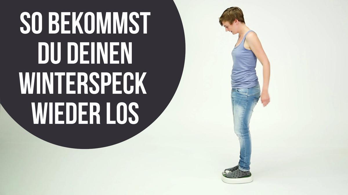 So bekommst du deinen Winterspeck los