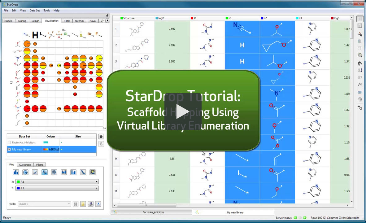 Tutorial: Scaffold Hopping with Library Enumeration | Optibrium Ltd